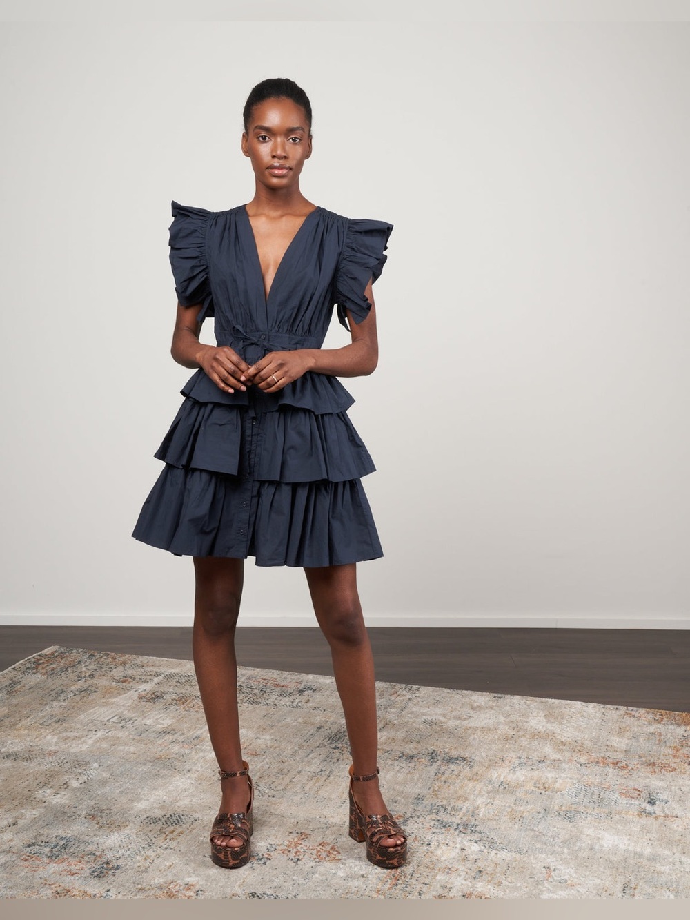 Ulla Johnson Sena Dress Salute Blue